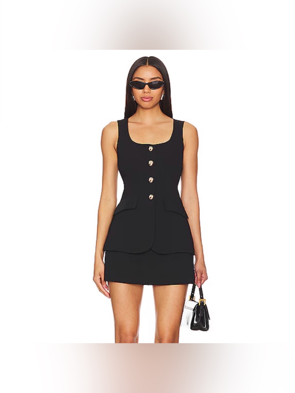 Amanda Uprichard Kya Romper In Black Size Large